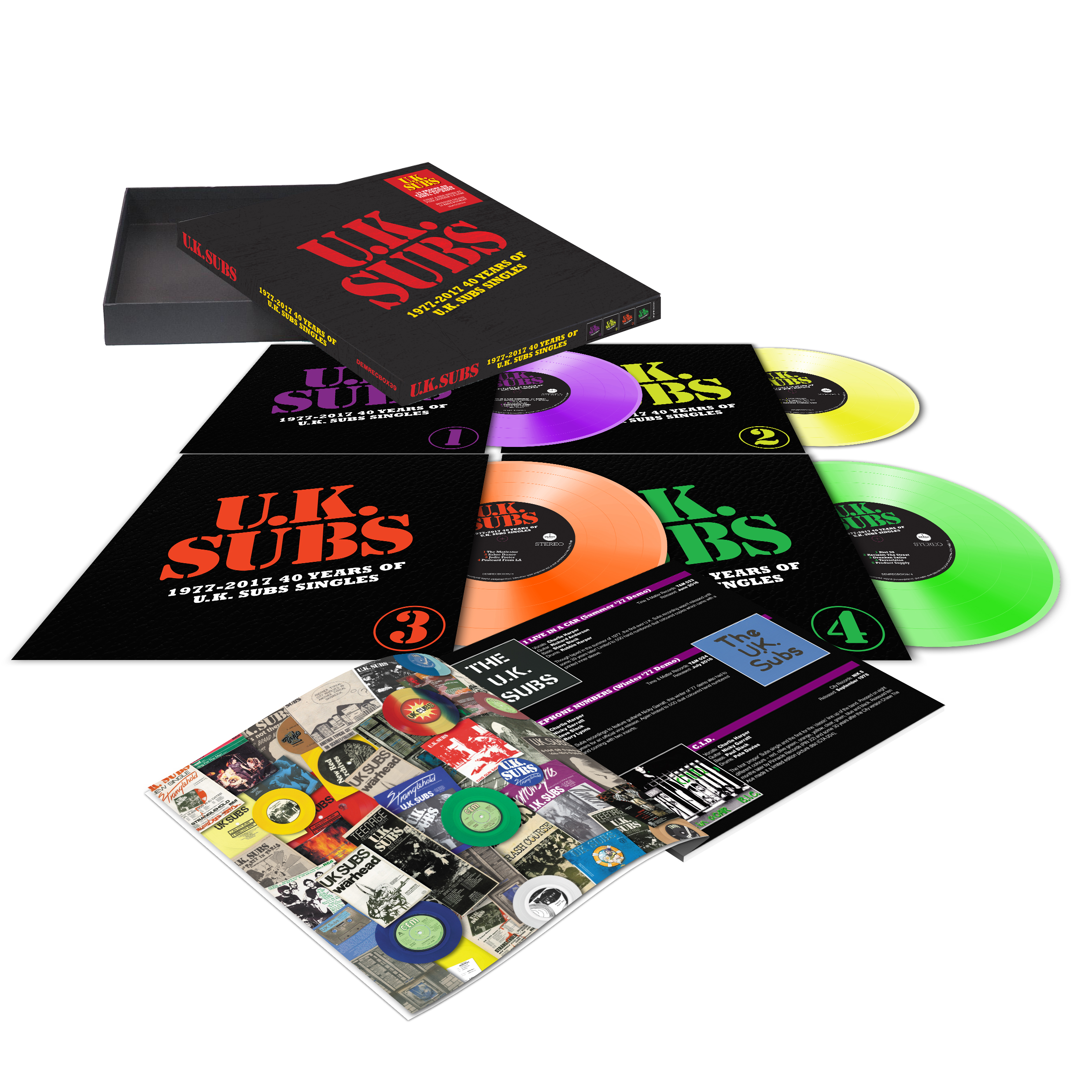 UK Subs 40 Years Box Set Vinyl